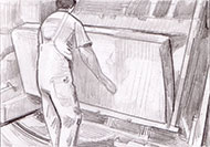 Herstellung einer Matratze